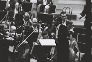 Leonard Bernstein, Isaac Stern, and the New York Philharmonic, 1960