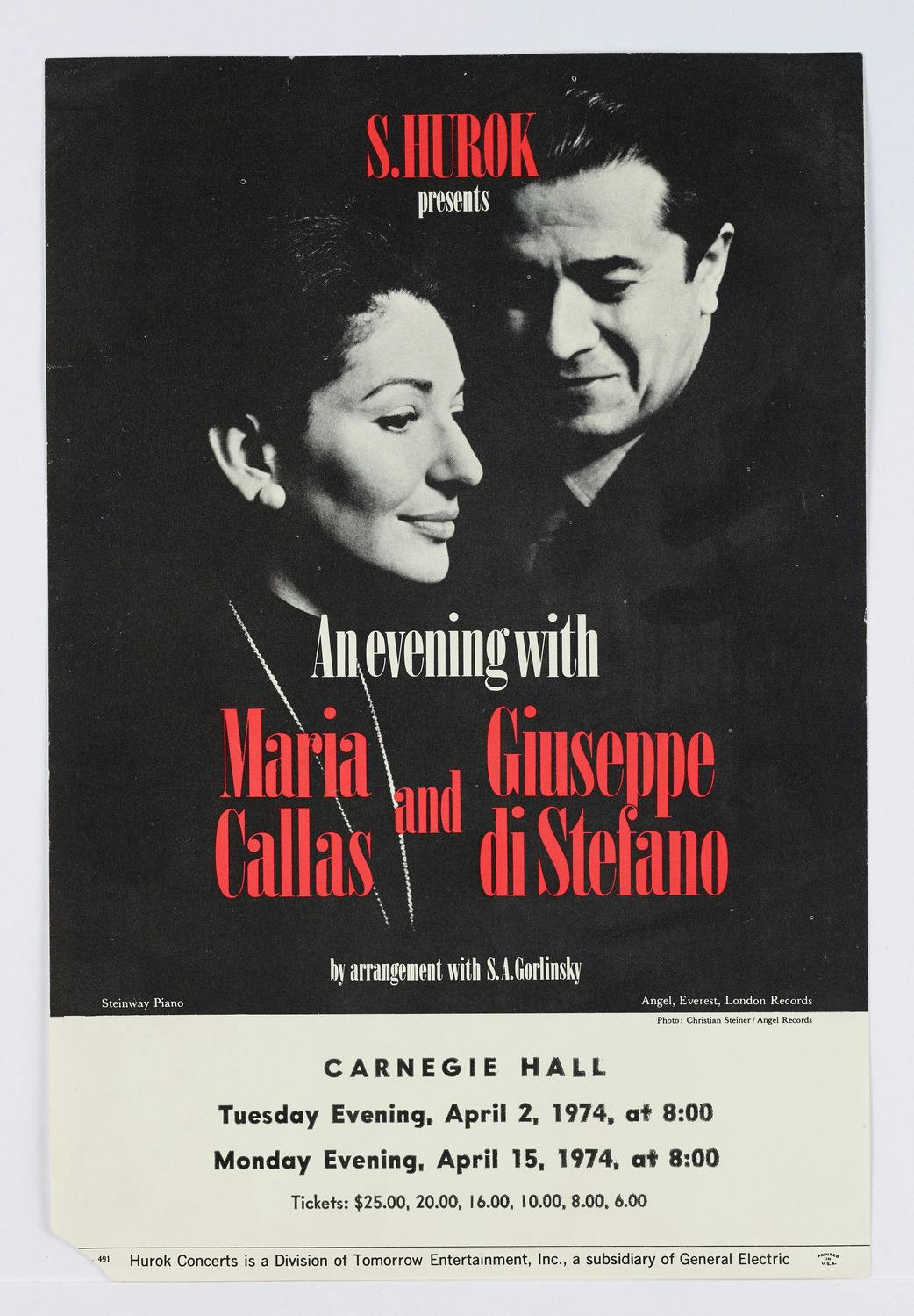 Maria Callas and Giuseppe Di Stefano