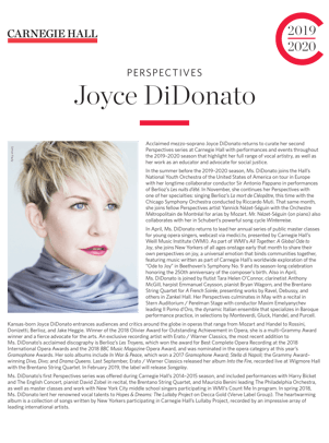 Perspectives Joyce DiDonato press release