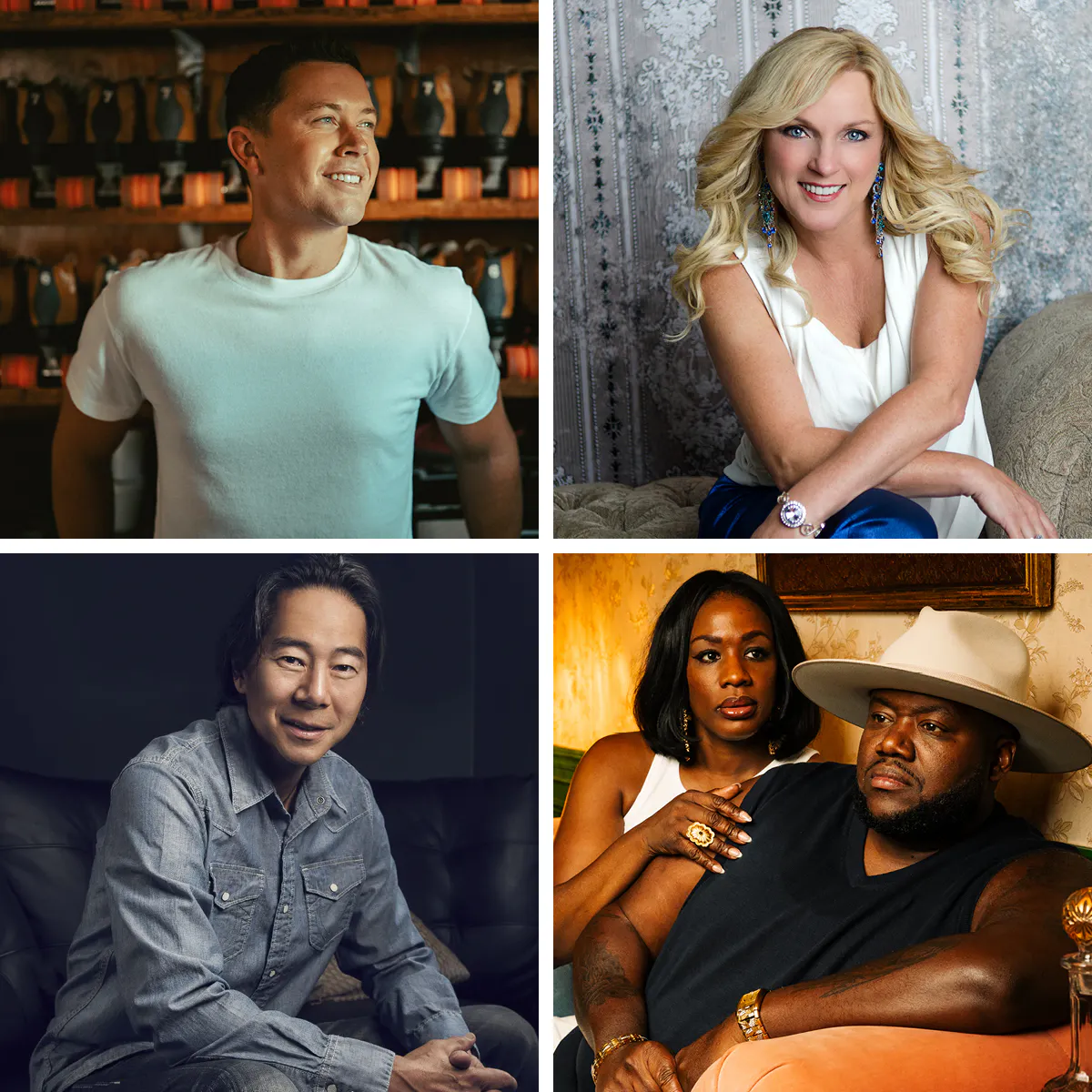 Scotty McCreery, Rhonda Vincent,    Henry Cho, and The War And Treaty