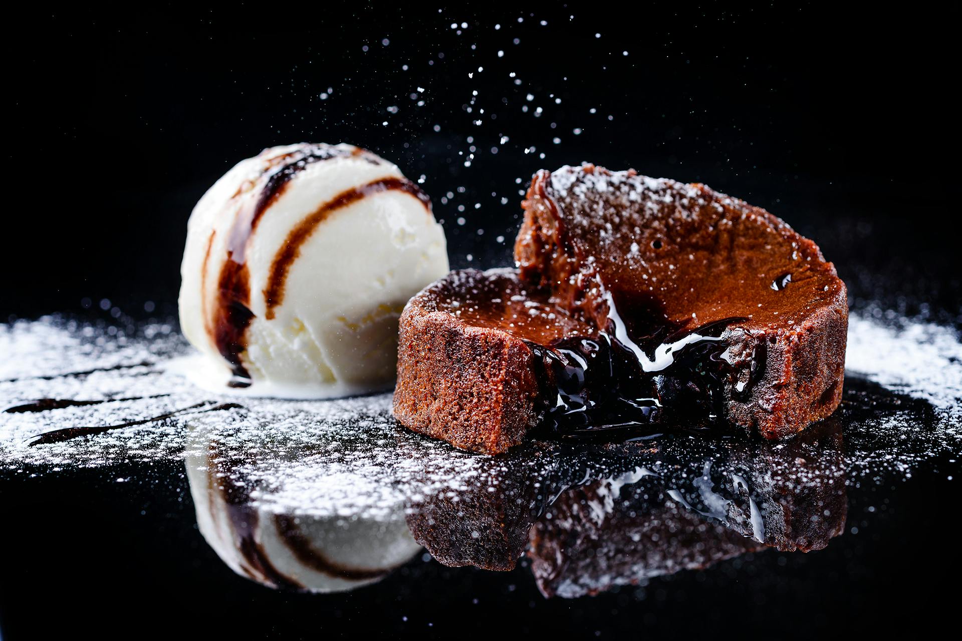 Warm Molten Chocolate Cakes