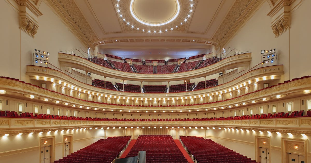 Performance Halls Carnegie Hall