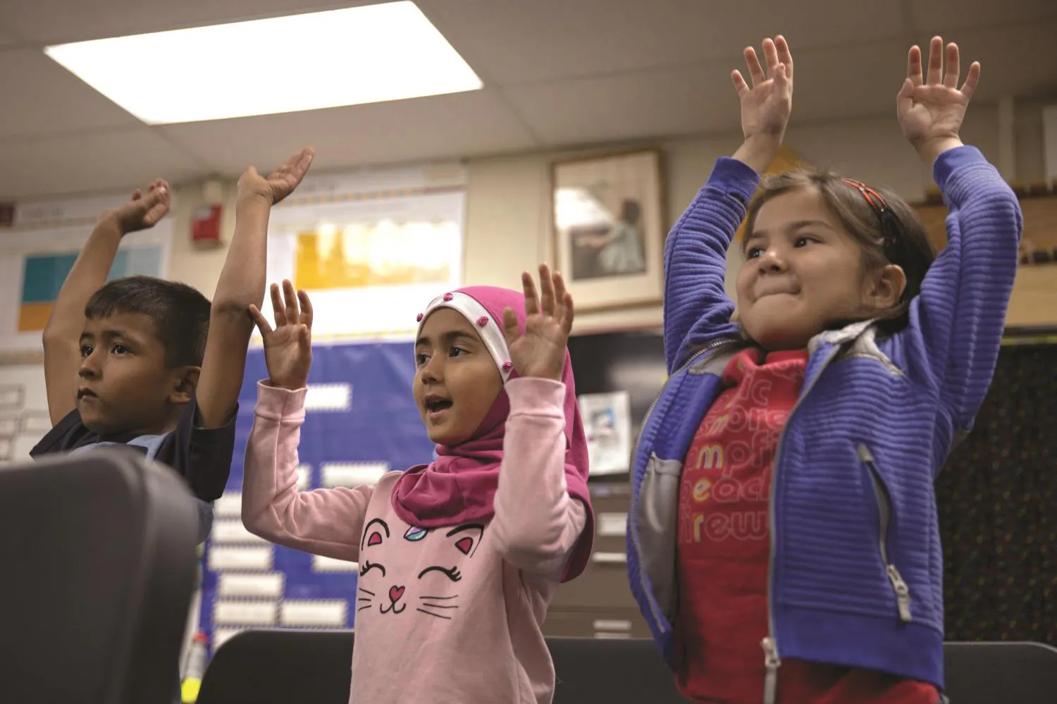 Students at Howe Avenue Elementary School