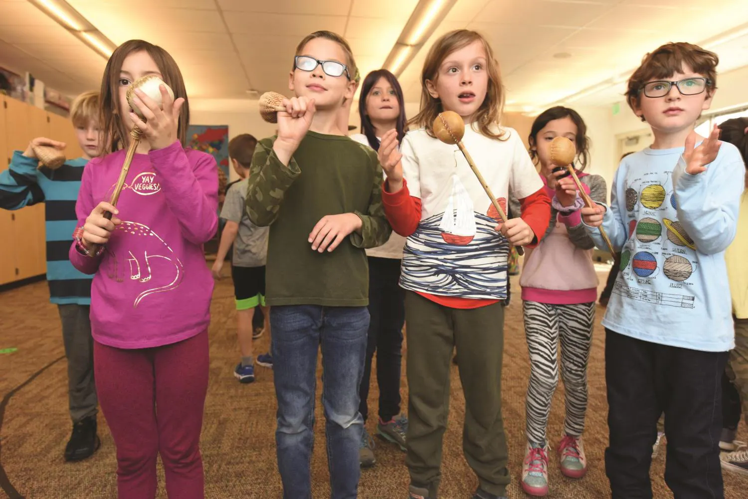 Students at Community Montessori School