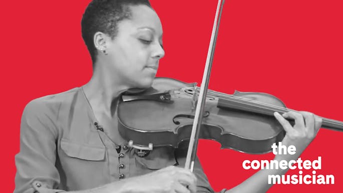 Dana Kelley playing violin