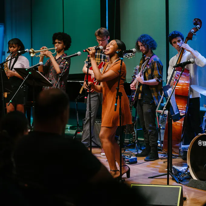 Musicians perform during the Future Music Project Spring Concert