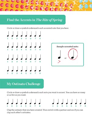 Find the Accents in The Rite of Spring student activity