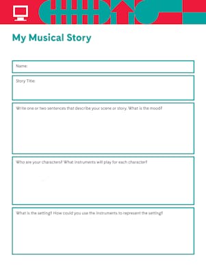 "My Musical Story" student activity