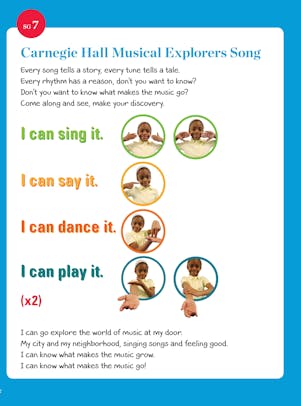 Carnegie Hall Musical Explorers Song