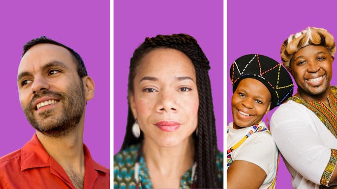 Ilusha, Martha, and Bongi and Tshidi