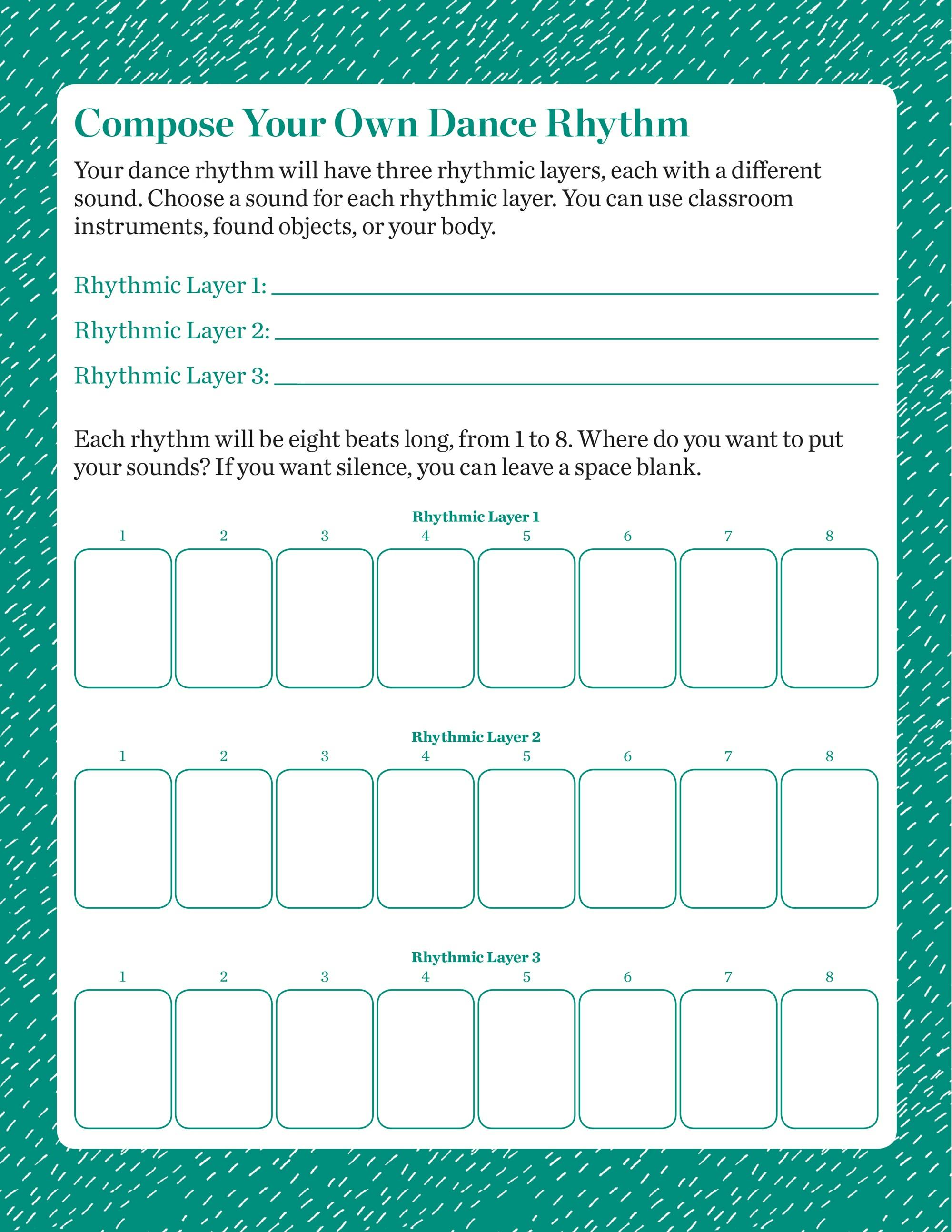 Compose Your Own Dance Rhythm