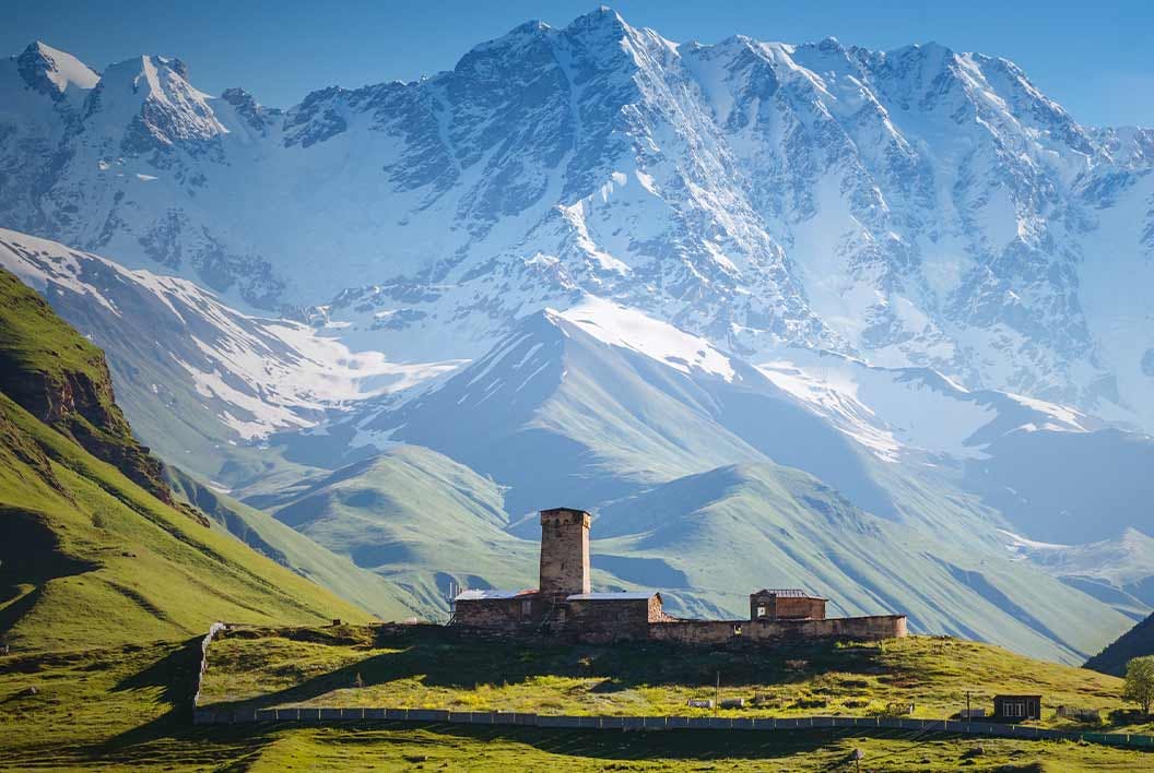 Ushguli mountainside