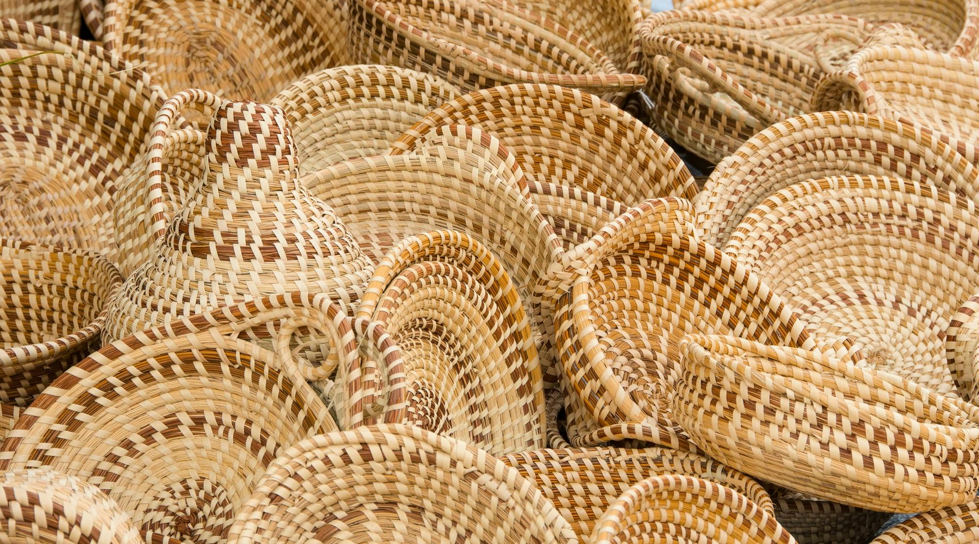 A bunch of baskets