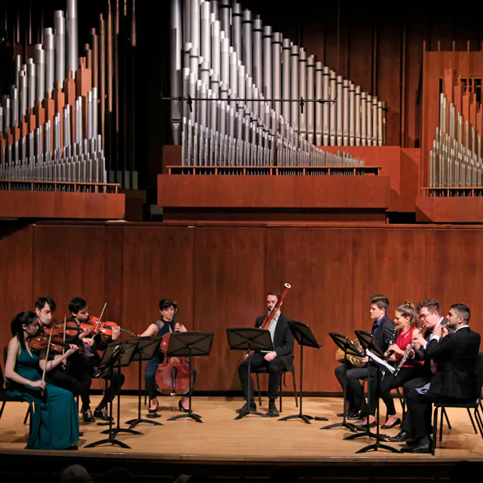 Ensemble Connect performing on stage