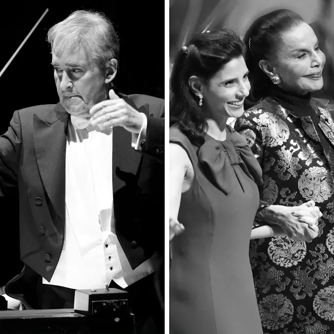 James Conlon, Leah Pisar and Judith Pisar