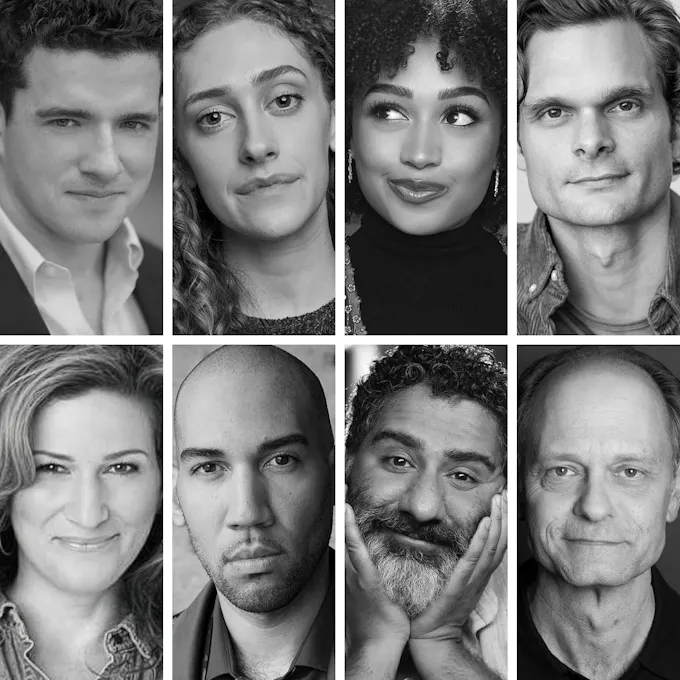 Emmett O’Hanlon, Micaela Diamond, Jasmine Amy Rogers, Andrew Durand, Ana Gasteyer, Jonathan Christopher, Parvesh Cheena, David Hyde Pierce