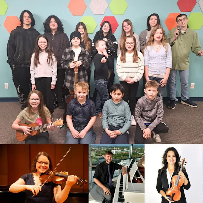 Poster for Post Falls Music Academy Student Recital