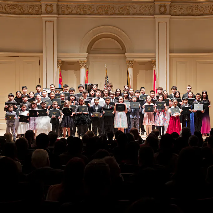 Poster for Winners Recital of Crescendo International Competition