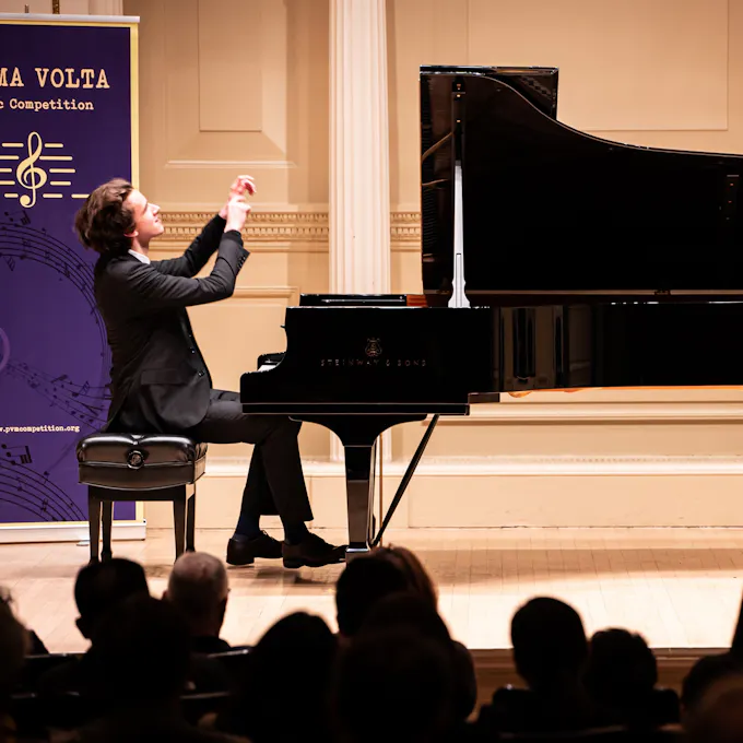 Poster for Prima Volta Music Competition’s Winners Recital