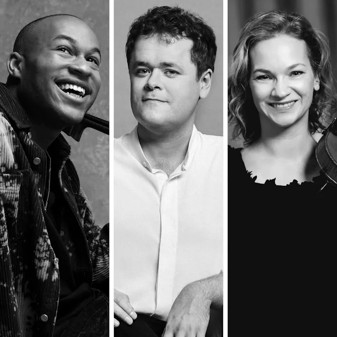 Sheku Kanneh-Mason, Benjamin Grosvenor, Hilary Hahn