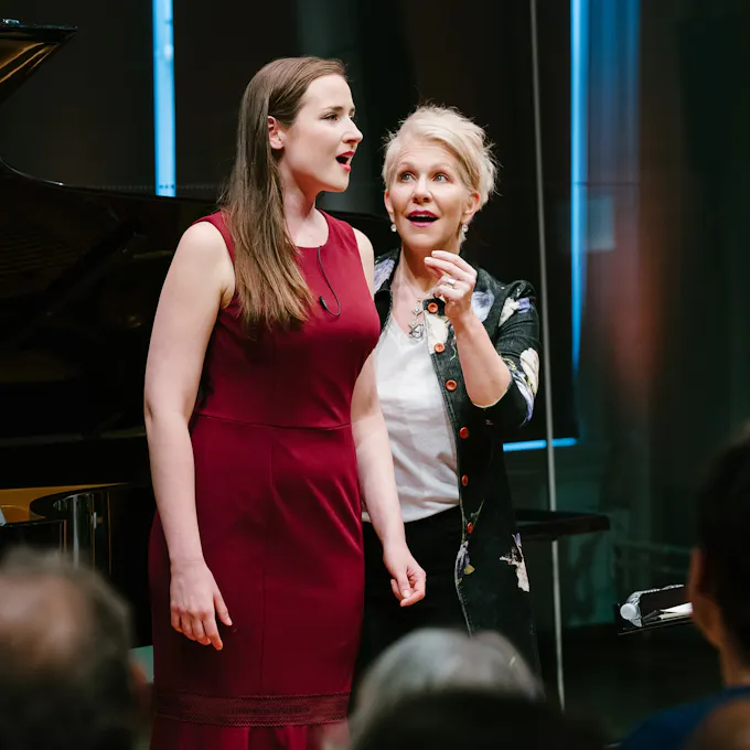 Joyce DiDonato with vocalist Alexandra Nowakowski