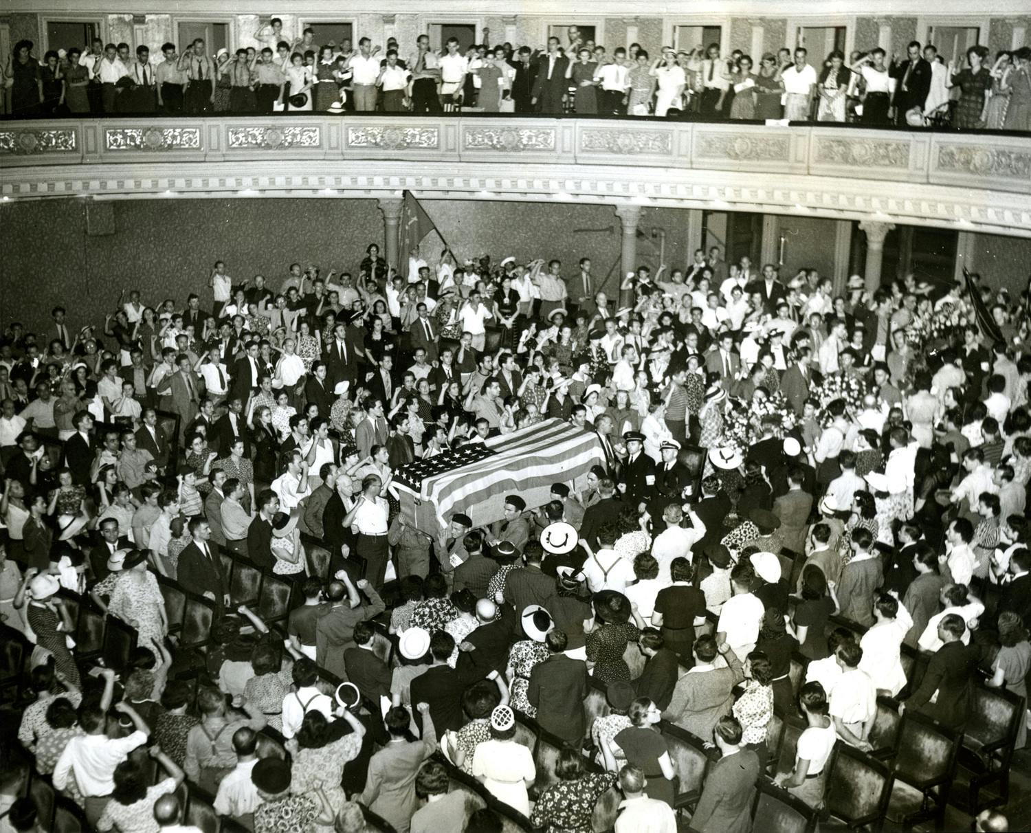 Photograph of the memorial for Benjamin Leider