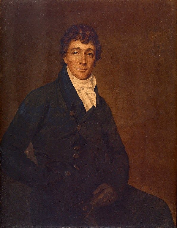 Portrait of Francis Scott Key by to Joseph Wood