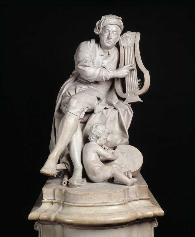 Statue of Handel by Louis-François Roubiliac