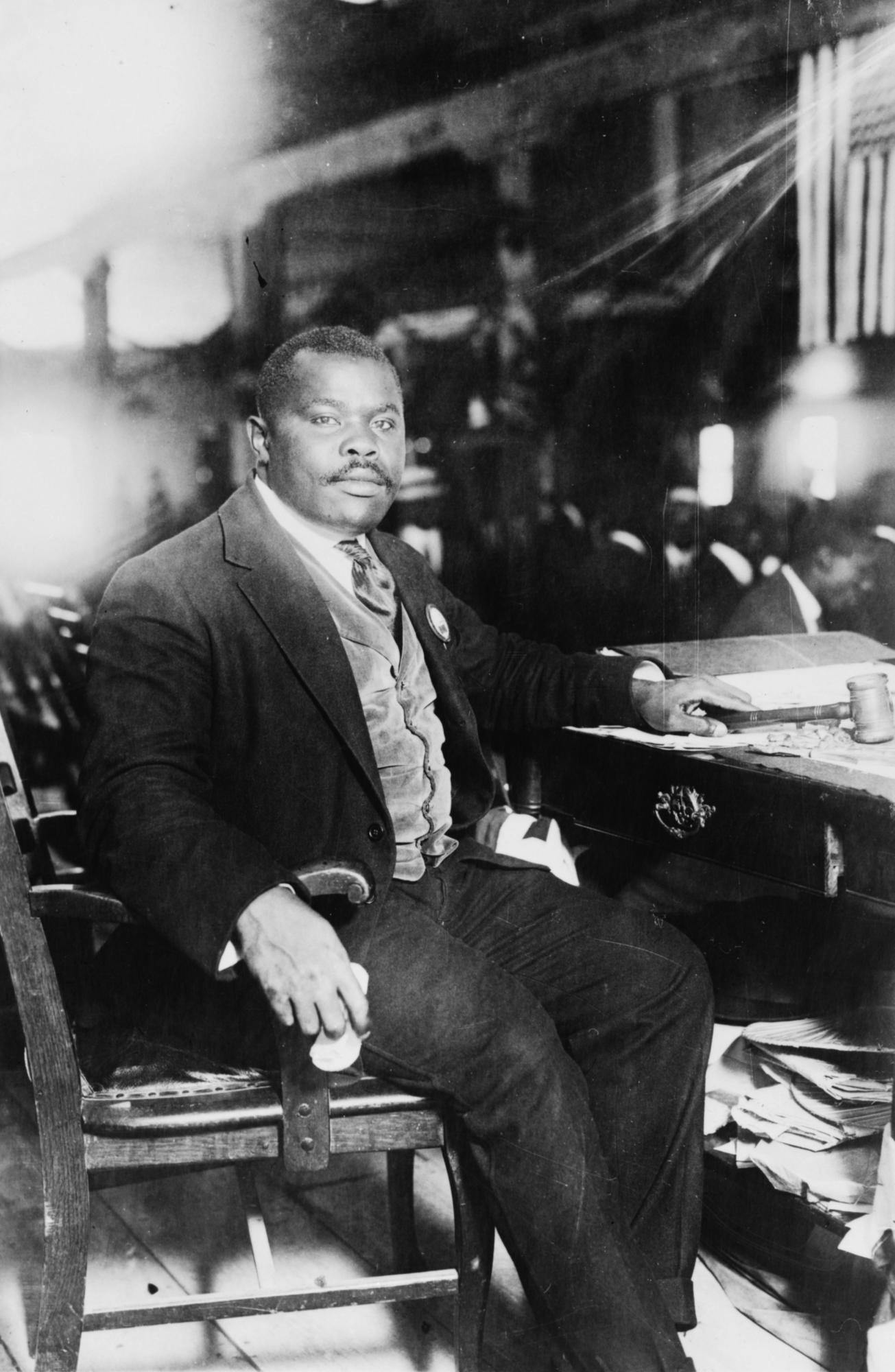 Photo of Marcus Garvey, 1924