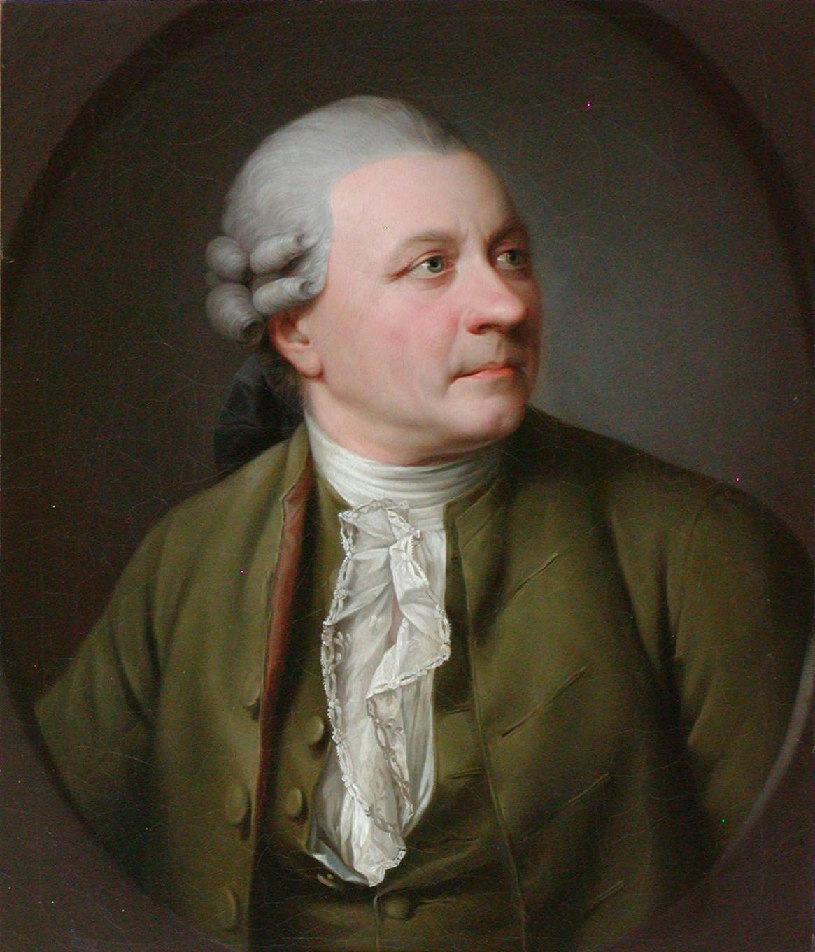 Portrait of Friedrich Gottlieb Klopstock by Jens Juel