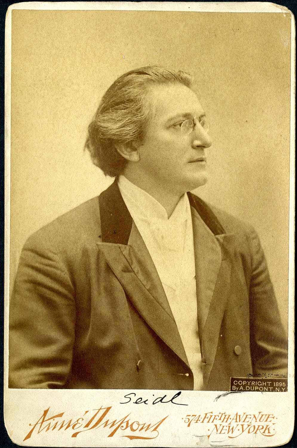 Photograph of Anton Seidl