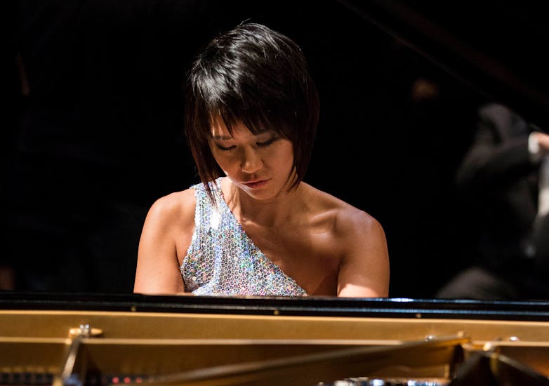 Yuja Wang plays piano