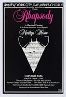 Selection of flyers from performances by the New York City Gay Men’s Chorus