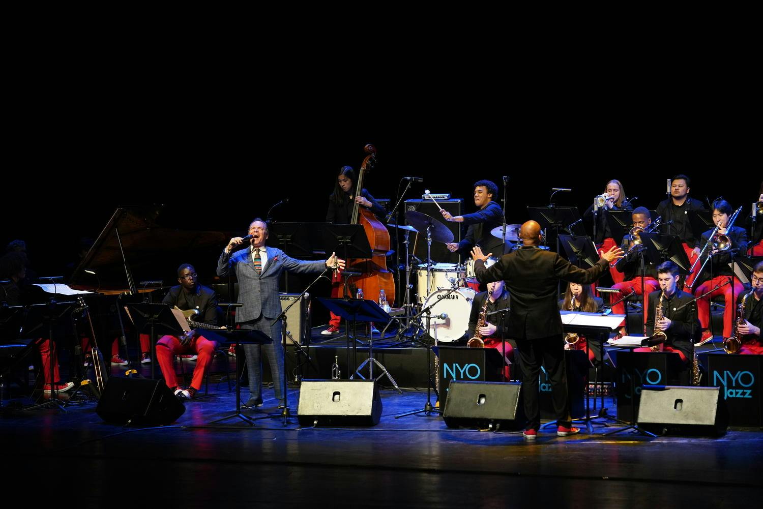 NYO Jazz performing with Kurt Elling in Beijing, 2019