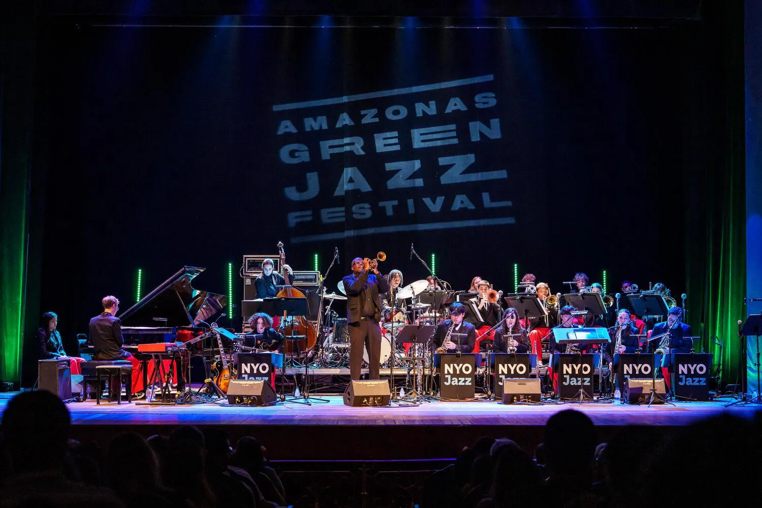 Sean Jones conducting NYO Jazz