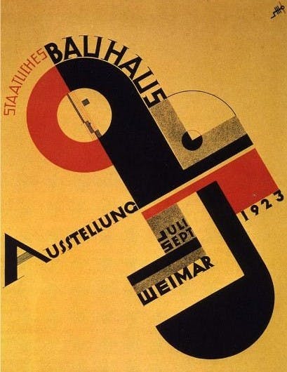 <i>Staatliches Bauhaus Ausstellung</i> by Joost Schmidt, 1923