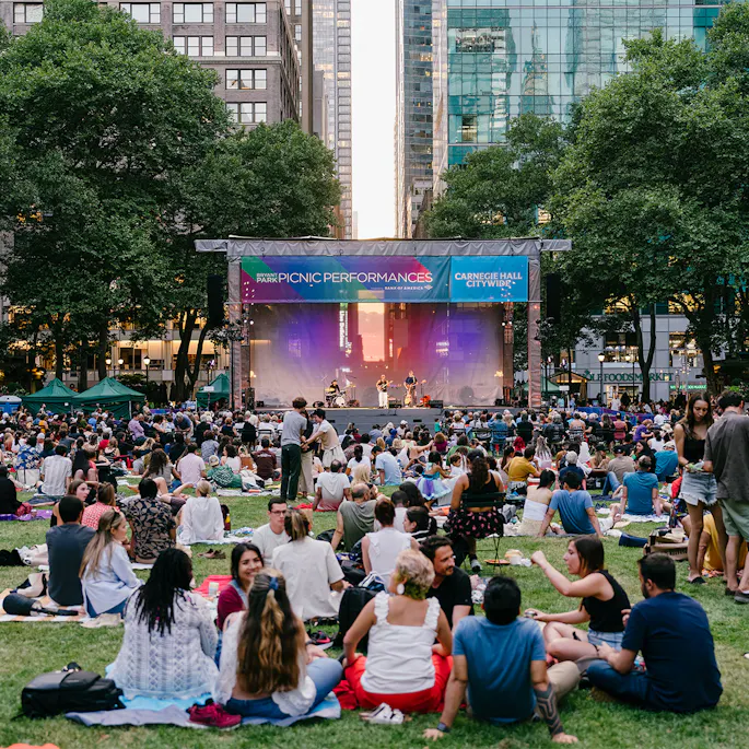 Outdoor citywide concert.