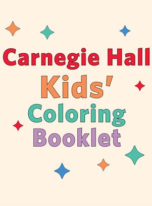 "Carnegie Hall Kids' Coloring Booklet"