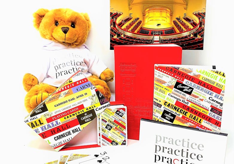 Gifts available for purchase in the Carnegie Hall Shop.