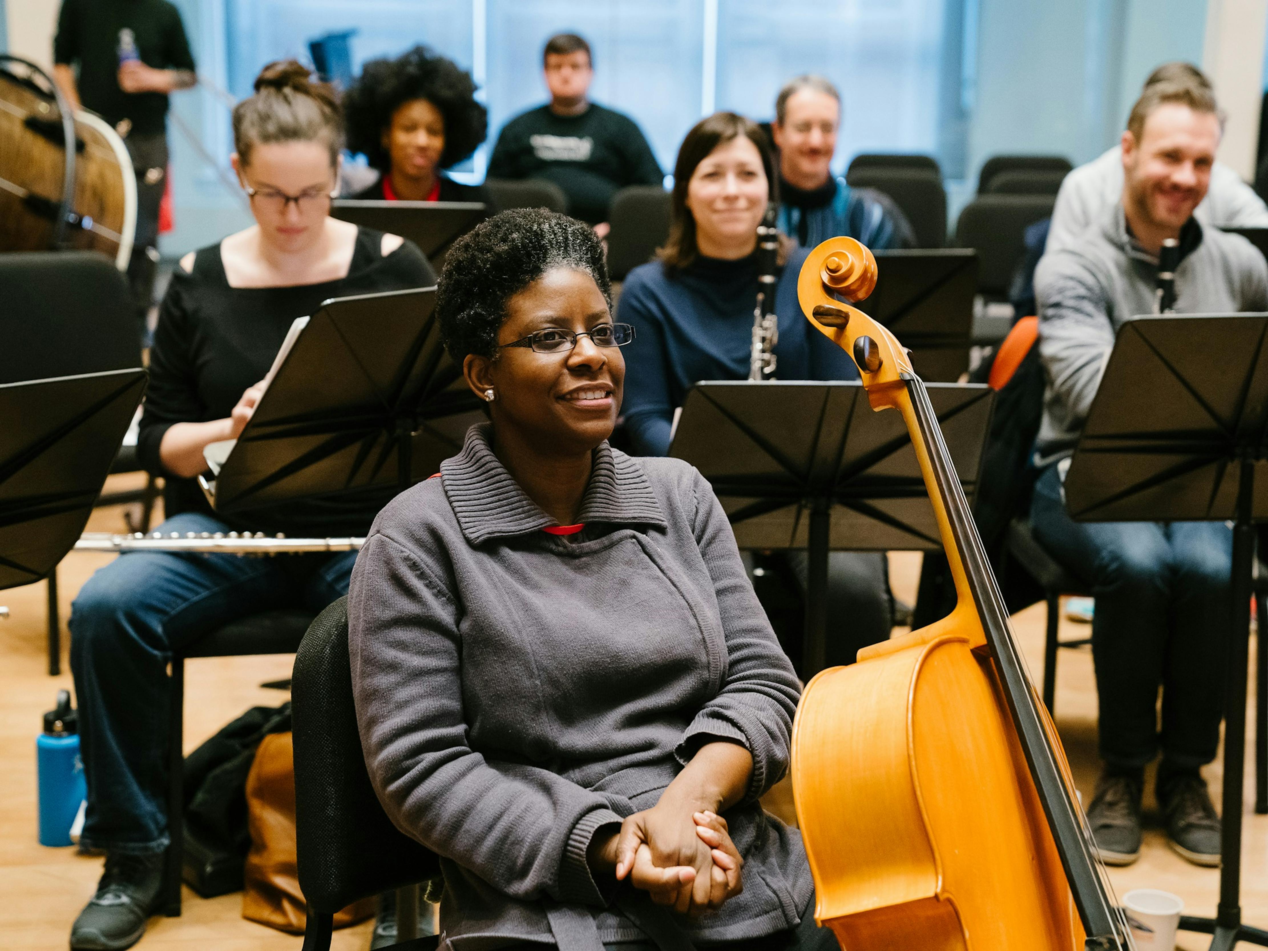 Teachers participate in the Summer Music Educators Workshop