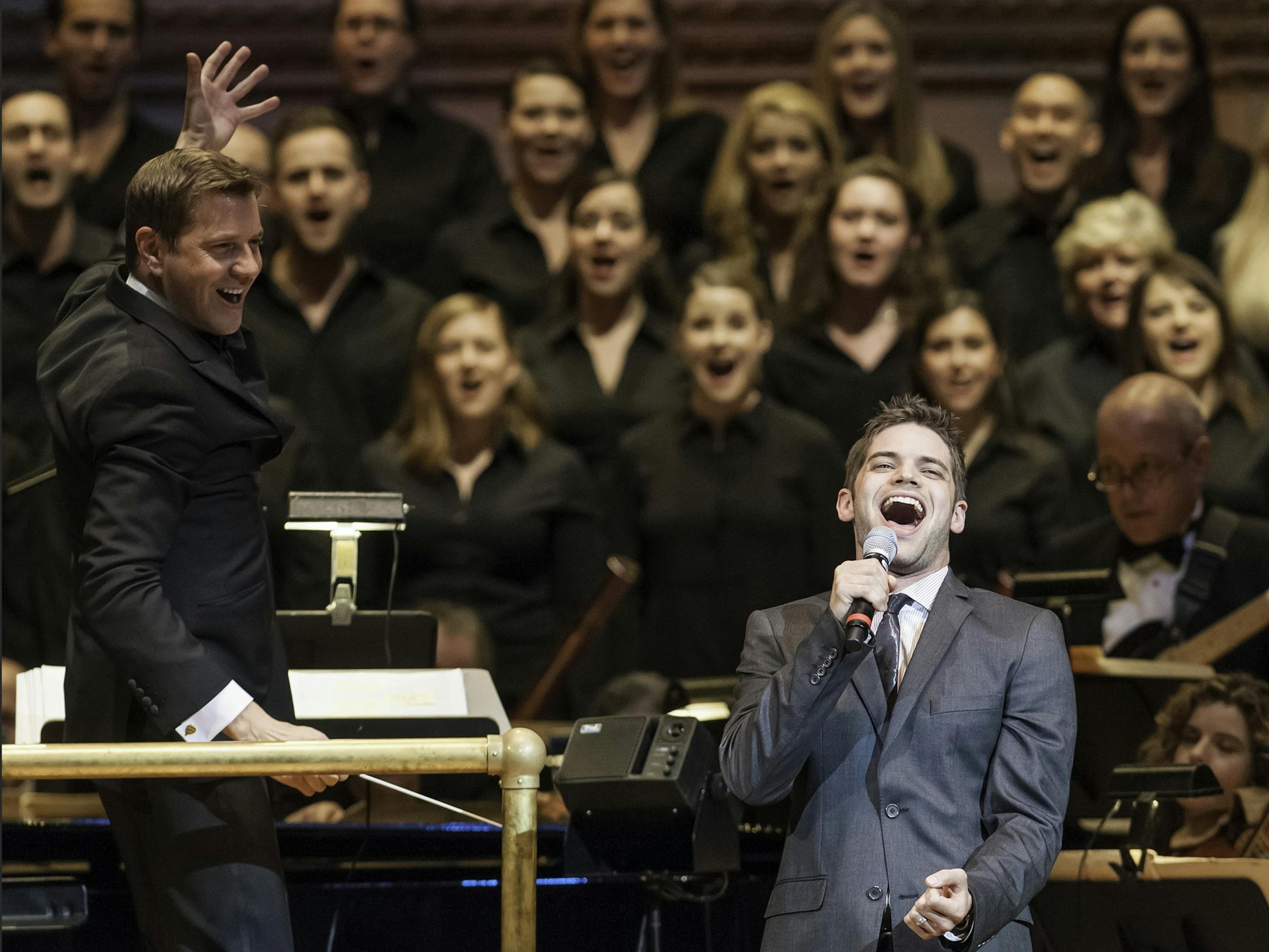 Jeremy Jordan performs with The New York Pops