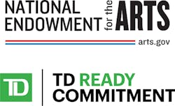 National Endowment for the Arts; TD Ready Commitment logos