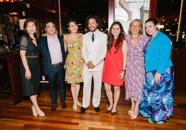 Grace Kim, Stephen Rutenberg, Stephanie Yoshida, Emmet Cohen, Adriana Herrera, Veronica Bulgari, and Brigid Berger