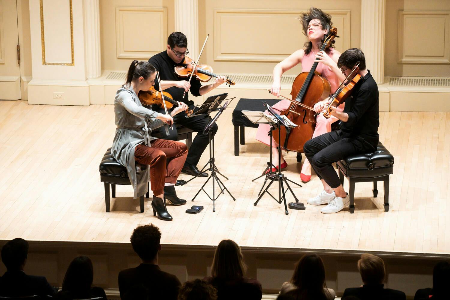 Attacca Quartet performing
