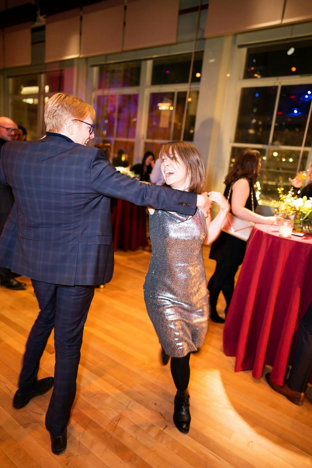 Notables dancing at the After Party