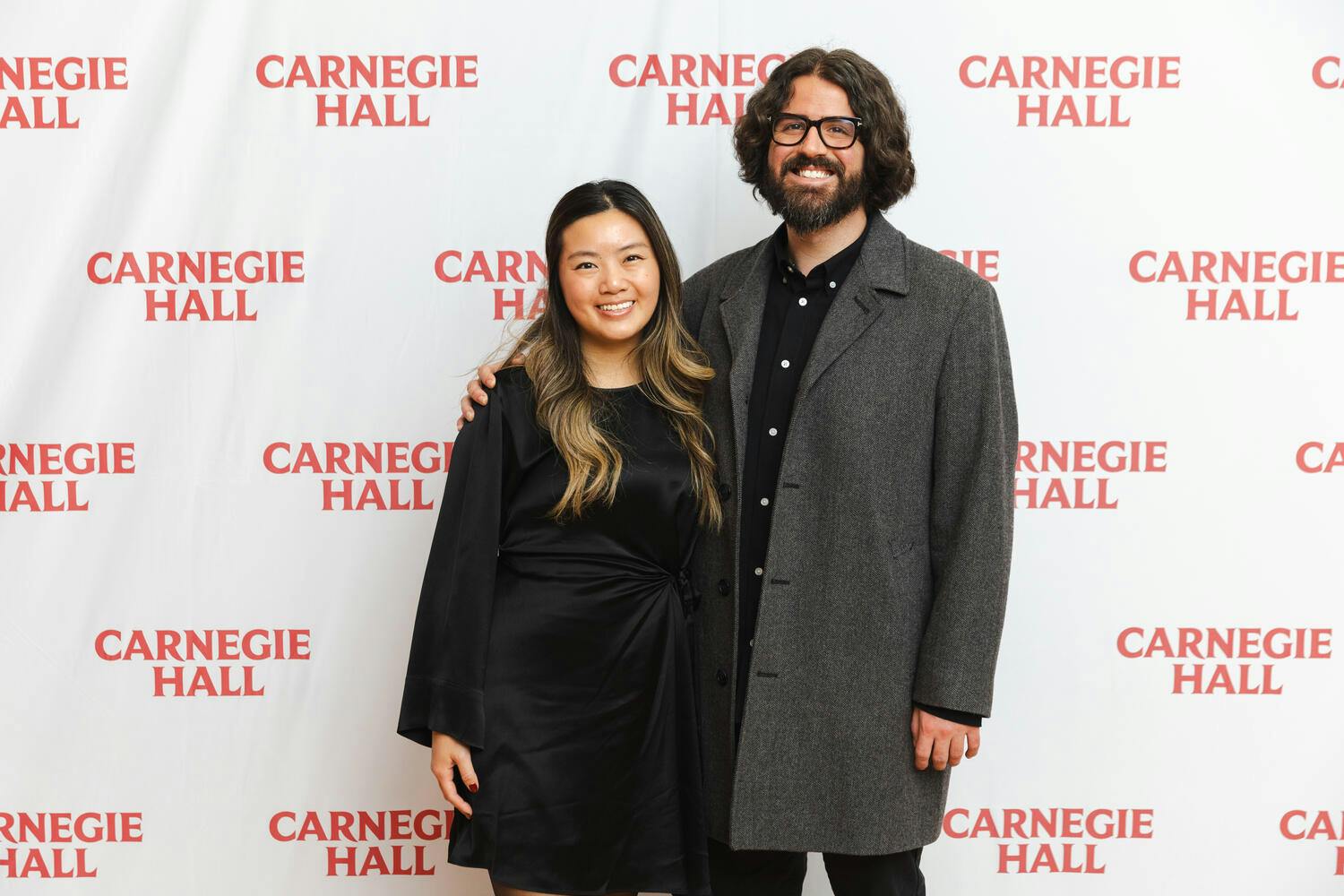 Celebration attendees pose for a photo
