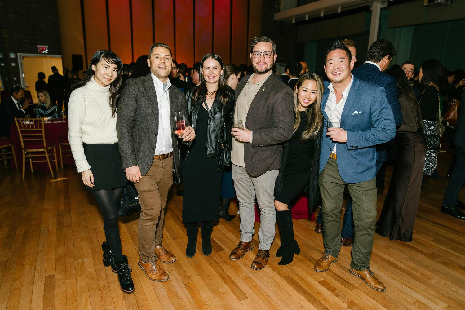 Celebration attendees pose for a photo