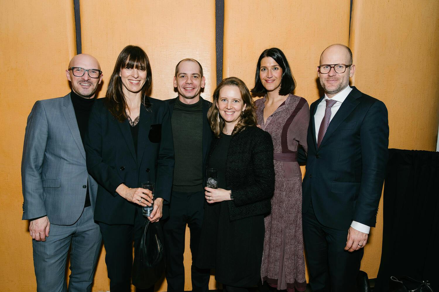 Celebration attendees pose for a photo