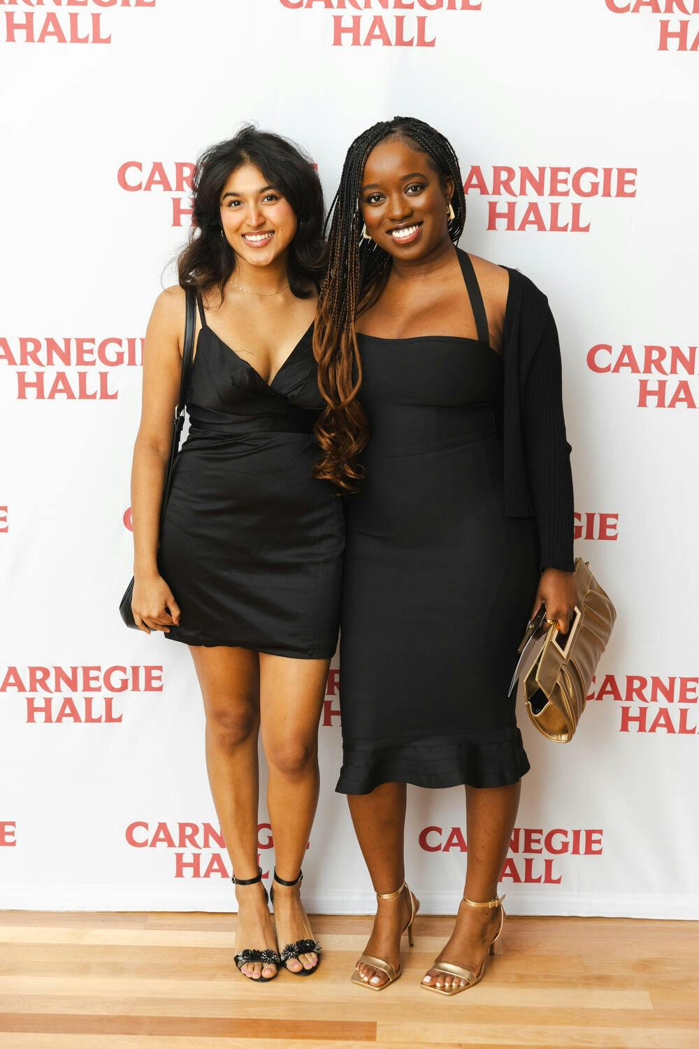 Celebration attendees pose for a photo