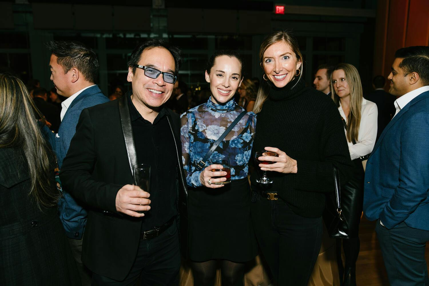 Celebration attendees pose for a photo